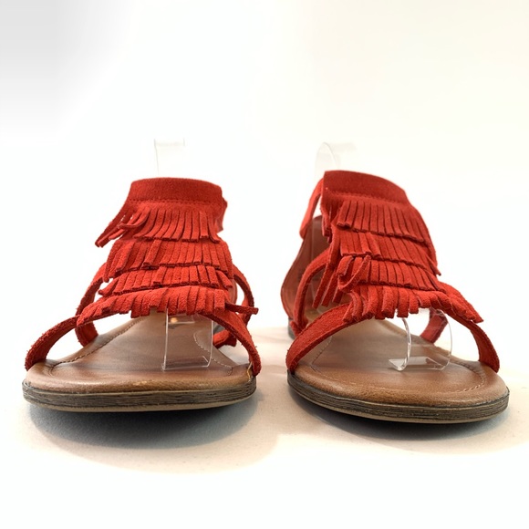 Minnetonka Maui flat sandals fringe size 8 - Picture 2 of 8